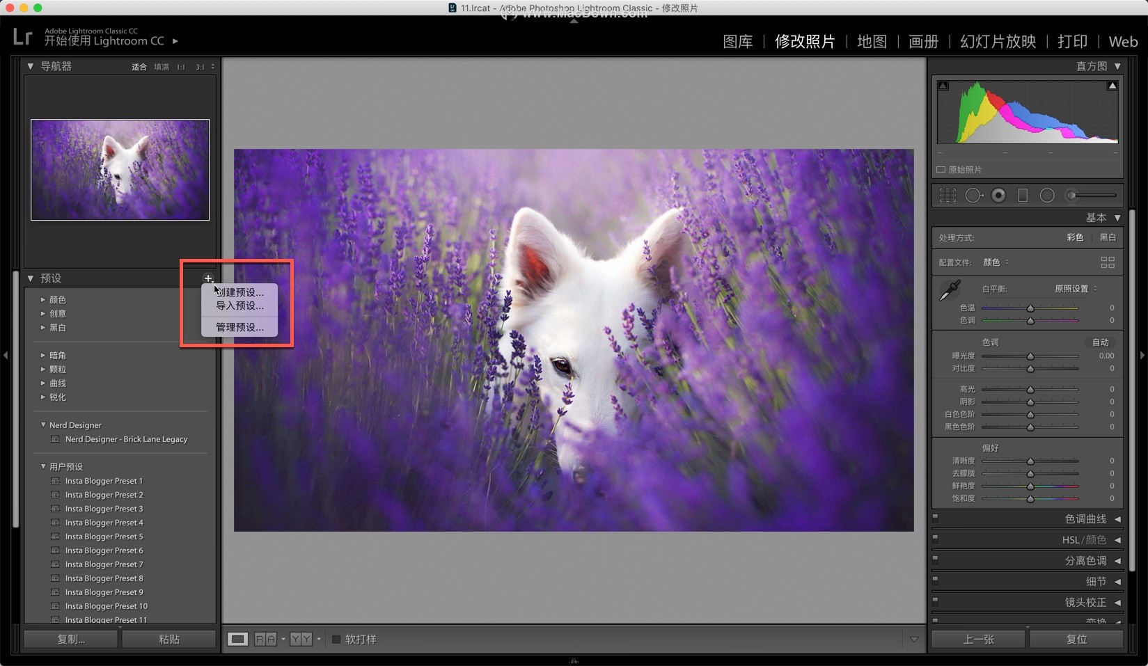 Lightroom LR预设如何导入教程Lightroom LR预设如何导入教程